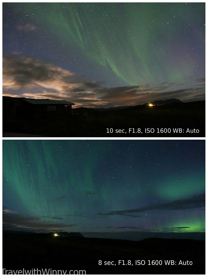 冰島 極光 iceland northern light aurora