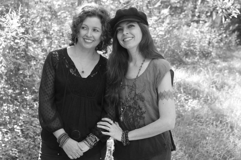 <p>Todd Wolfson</p> Amy Nelson and Cathy Guthrie of Folk Uke