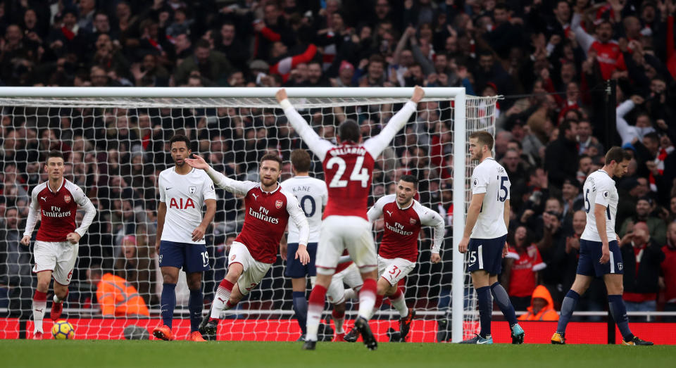 Revenge mission: Tottenham have a score to settle after the Gunners won the season’s first north London derby