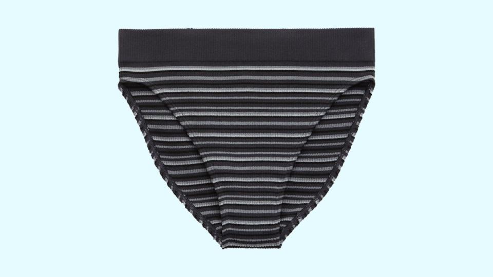 Buyers praised the soft fabric of this high-waist bikini style pair and called the cut "flattering."