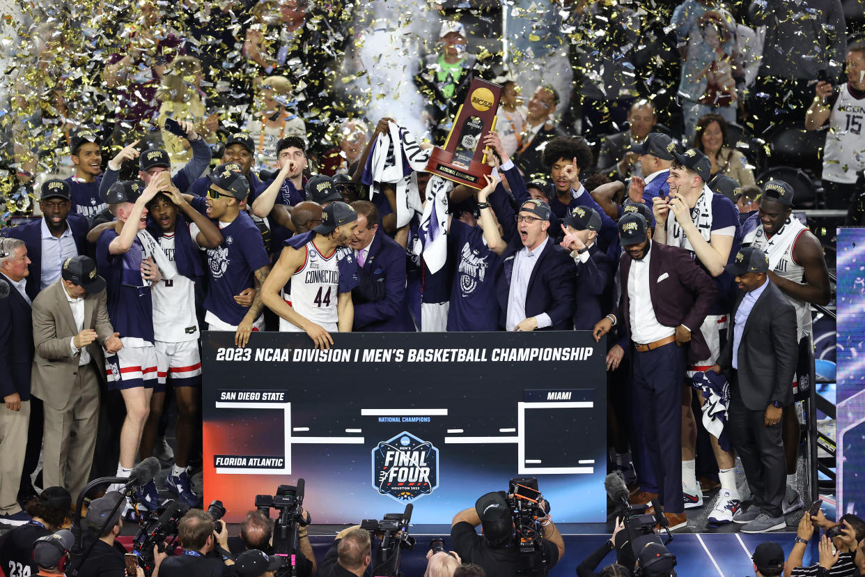 UConn cruised to a 17-point win in the national championship game in April.