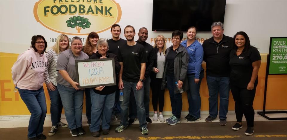 Cornerstone Broker Insurance Services Agency employees give back to the community.