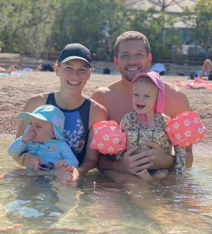 <p>Caroline Wozniacki/Instagram</p> Caroline Wozniacki, David Lee and their children James and Olivia