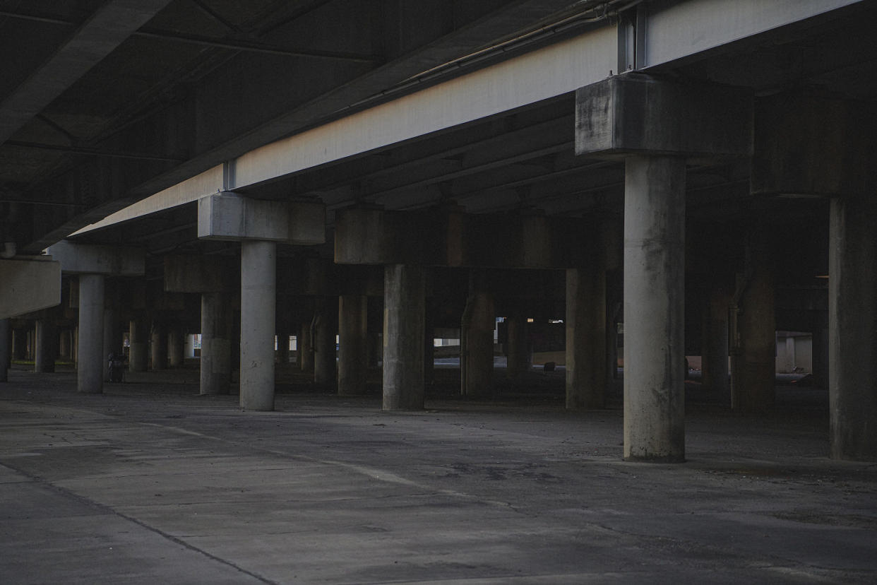 The Orleans Parish Coroner identified Benjamin Pfantz based on his fingerprints soon after his body was found under a New Orleans overpass. (Craig Mulcahy for NBC News)