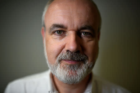 Executive Director of Amnesty International Ireland and clerical abuse survivor Colm O'Gorman poses for a photograph after an interview with Reuters in Dublin, Ireland August 16, 2018. REUTERS/Clodagh Kilcoyne