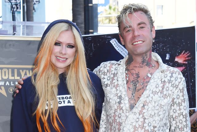 Gilbert Flores/Variety via Getty Avril Lavigne and Mod Sun in August 2022