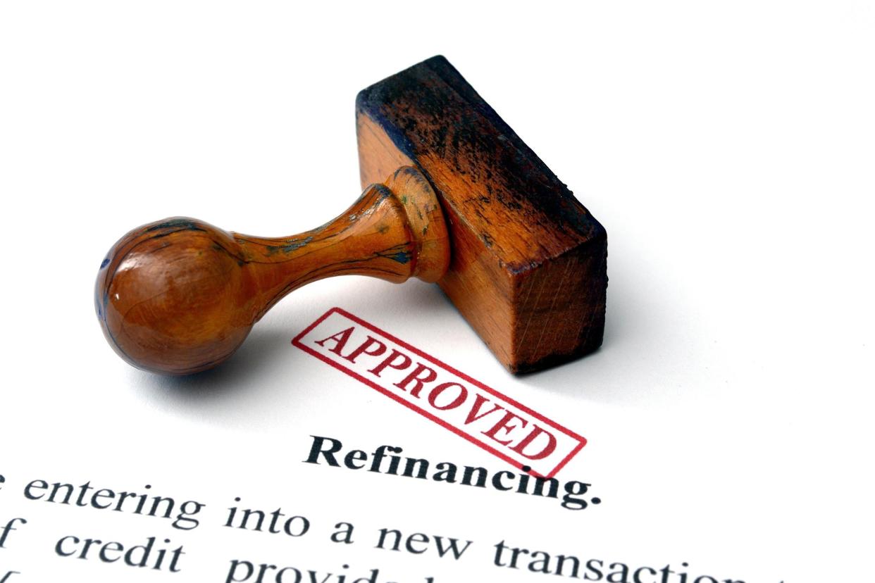 refinanced mortgage approved