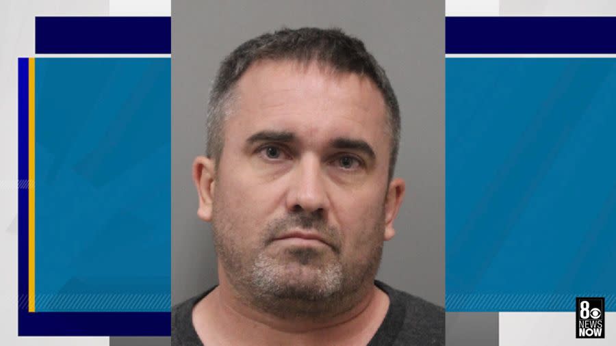 <em>Joseph Ebner, 45, faces over 100 charges after Henderson police said he shot guns “numerous” times in the south valley while under the influence of drugs. (HPD)</em>