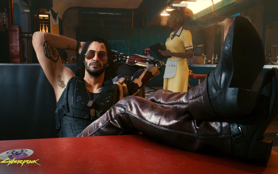 Keanu Reeves in Cyberpunk 2077