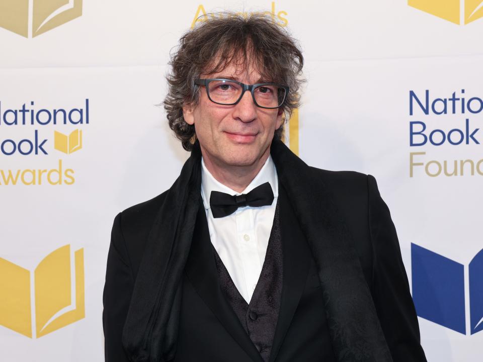 Neil Gaiman at the 73rd National Book Awards in 2022.