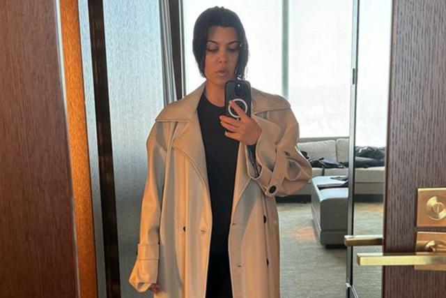 Kourtney Kardashian Shares Her Post-Baby Style Tips: 'Less Time Away from  My Baby the Better