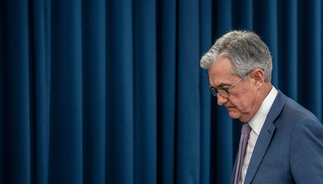 Fed Chairman Jerome Powell has failed to place meaningful restrictions on $4.5 trillion in emergency lending. (Photo: ERIC BARADAT/AFP via Getty Images)