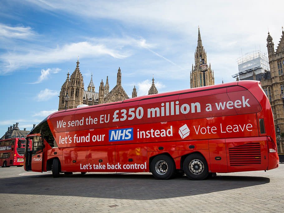 brexit bus nhs