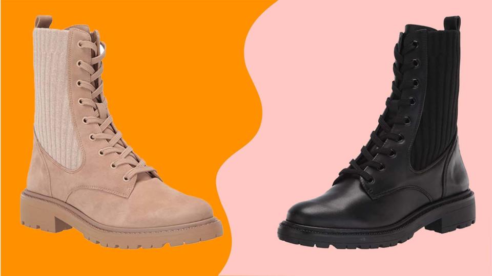 Lace-up these comfortable boots, which will last all winter long.