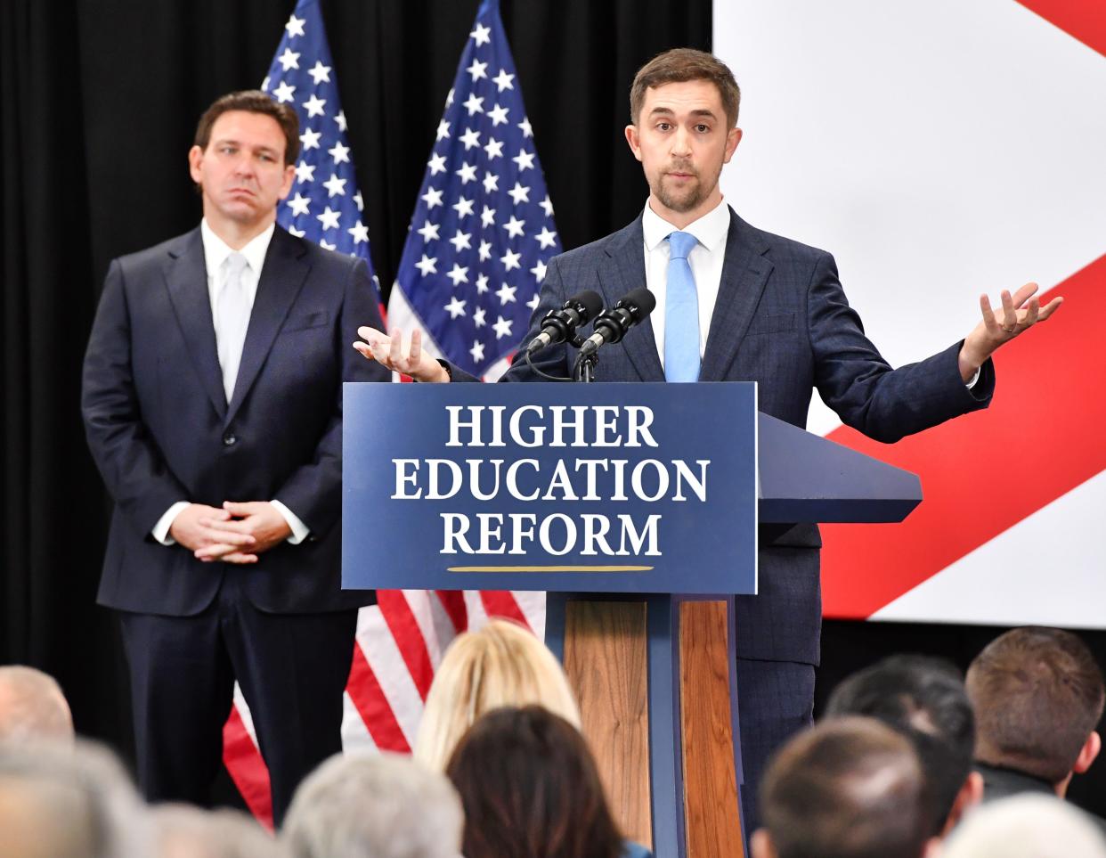 Following Governor Ron DeSantis' higher education reform proposal, recently appointed New College of Florida trustee Christopher Rufo speaks about changes that need to be made at the state-run liberal arts college in Sarasota. 