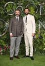 On May 28, the acting duo graced the red carpet in dapper suits for the London premiere of 'Good Omens'. <em>[Photo: Getty]</em>