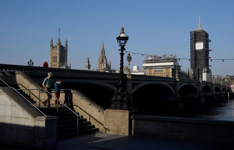 The spread of the coronavirus disease (COVID-19) in London