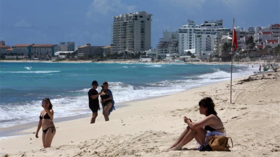 Playa en México