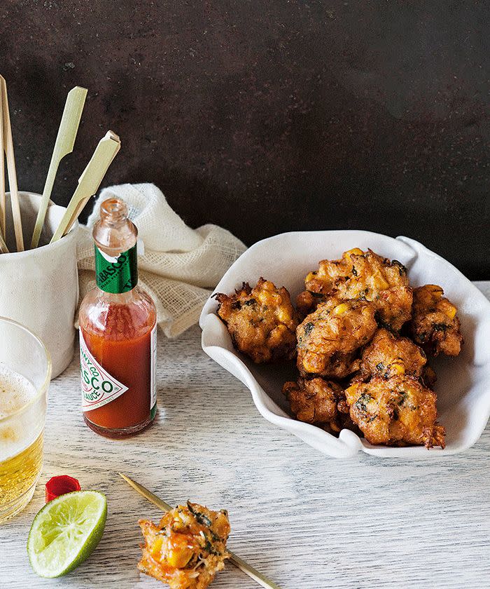 Crab and Corn Fritters