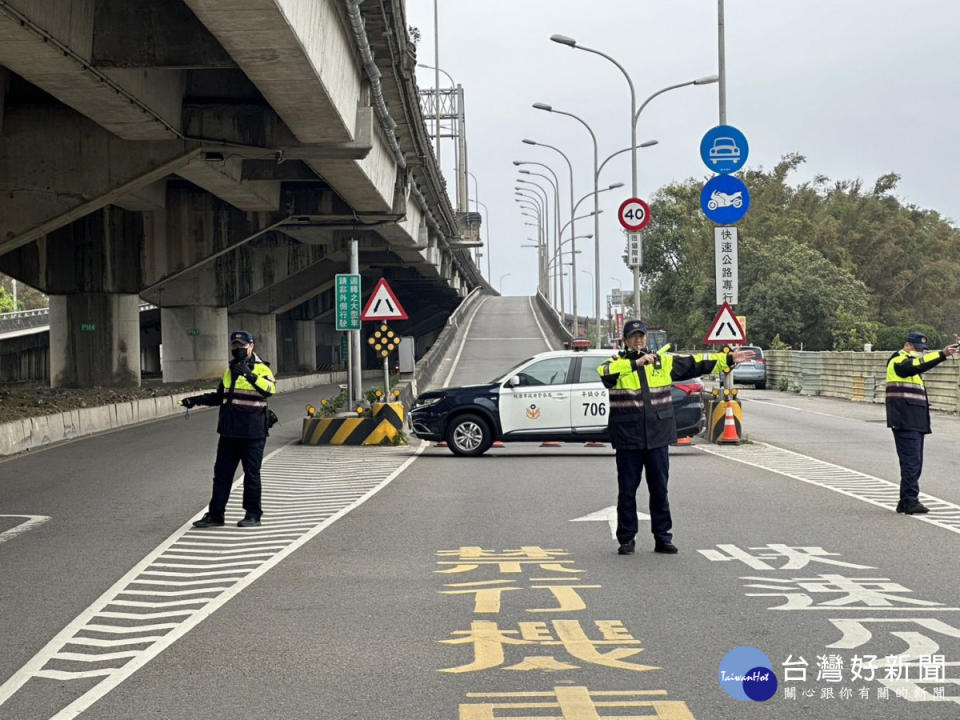 國際自由車環台賽，平鎮警分局規畫縝密交維計畫實施管制。