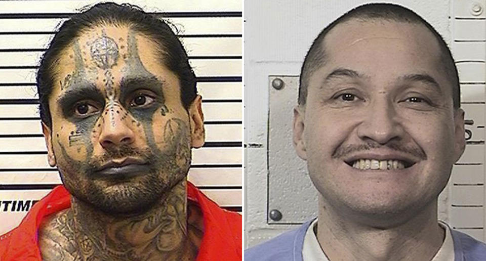 Jaime Osuna, a convicted killer, is now being accused of torturing and beheading his cellmate Luis Romero (right). Source: AAP