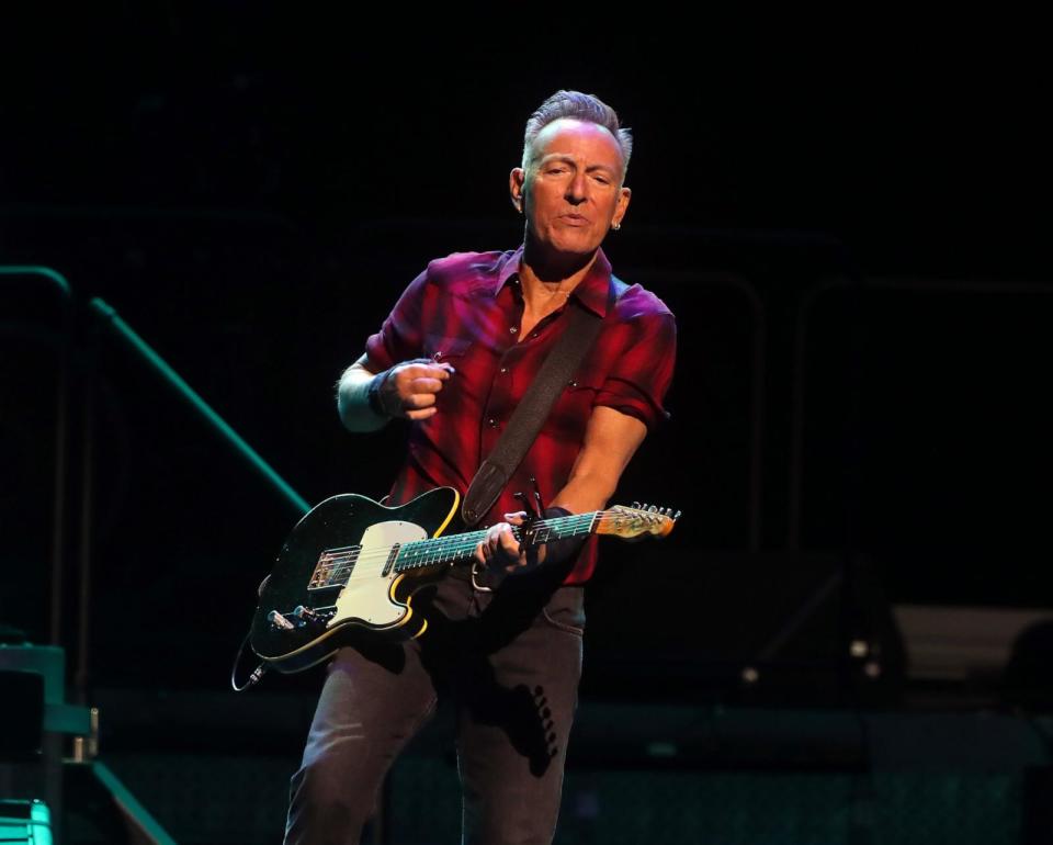 PHOTO: Bruce Springsteen performs at Footprint Center on March 19, 2024 in Phoenix, Ariz. (John Medina/Getty Images)