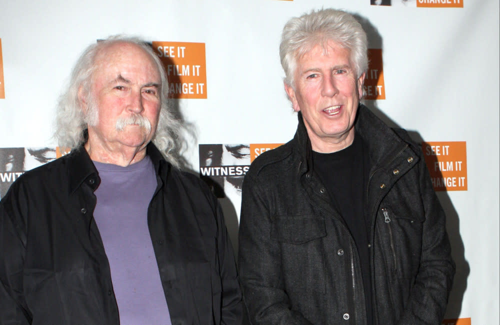 David Crosby and Graham Nash were close to repairing their relationship credit:Bang Showbiz