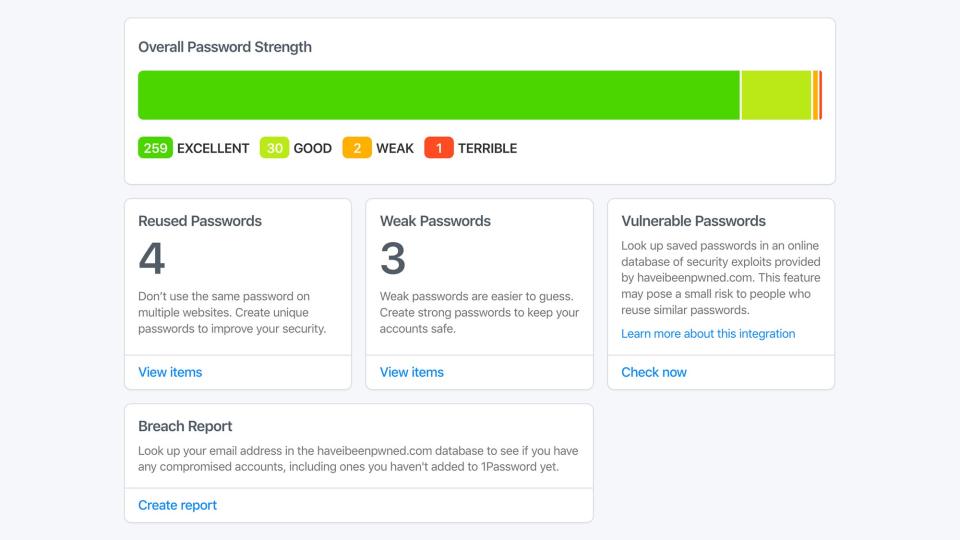 Screenshot: Password Manager