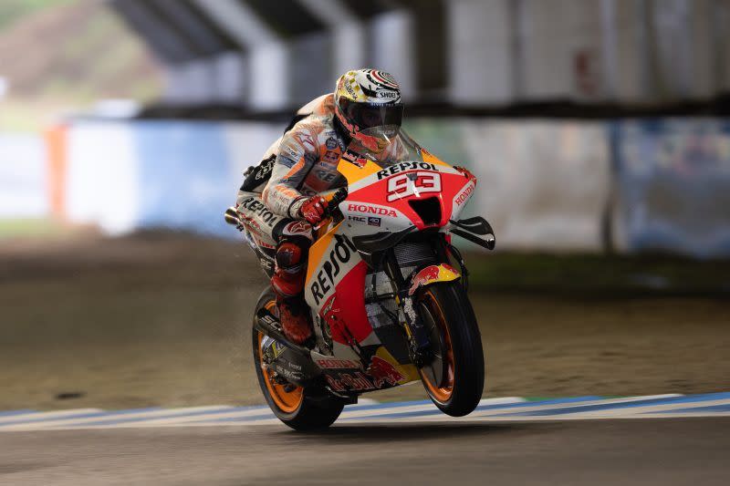 Kondisi fisik Marquez tak memungkinkan “full attack” di GP Jepang