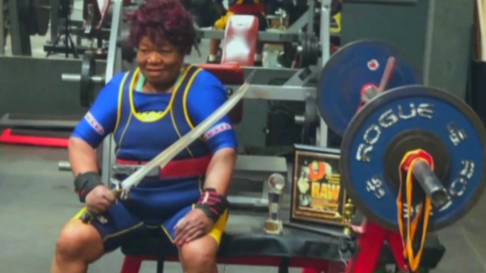 When Nora Langdon was 65 years old, she said she felt like she needed a change — which sparked her successful weightlifting career. / Credit: CBS News