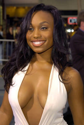 Angell Conwell at the L.A. premiere of MGM's Soul Plane