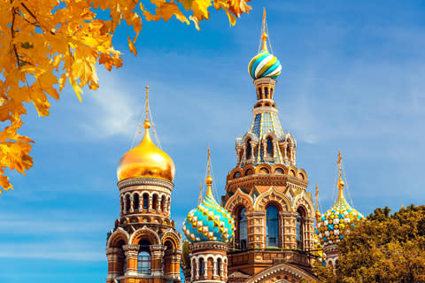 Church of the Savior on Blood, St Petersburg - Credit: ALAMY