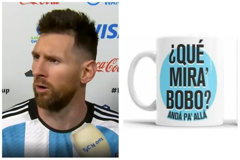 La picante frase de Lionel Messi tras el triunfo contra Países Bajos inspiró un impensado fenómeno: “Qué mirás”