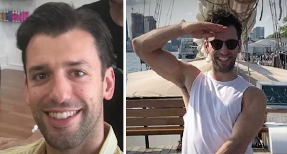 Dr Daniel Christidis is the third shark attack victim in the area in recent weeks. While the previous two survived, he died from his injuries. Source: 7News