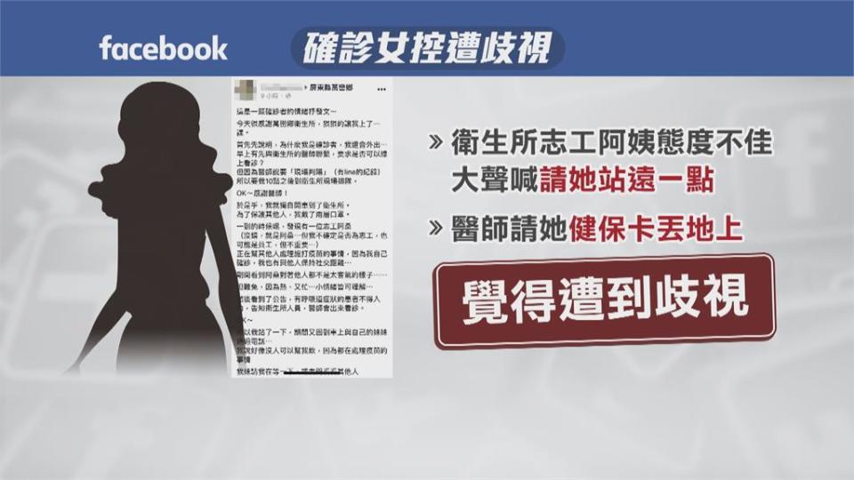 確診者赴衛生所診療　抱怨醫師態度不佳