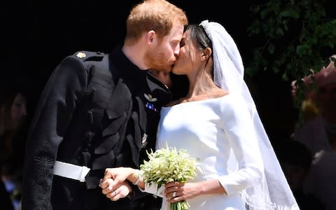 Harry and Meghan  - Credit: POOL AFP