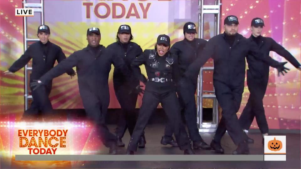 Sheinelle Jones as Janet Jackson from Rhythm Nation