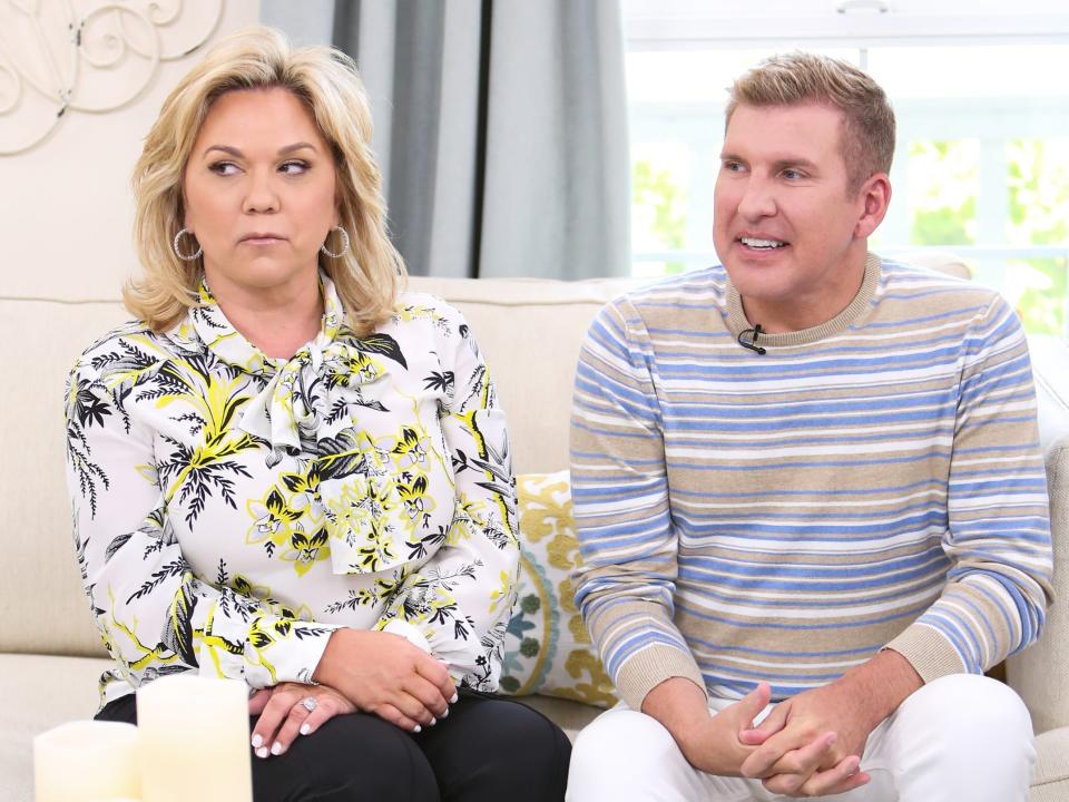 Reality TV personalities Julie Chrisley and Todd Chrisley in 2018.