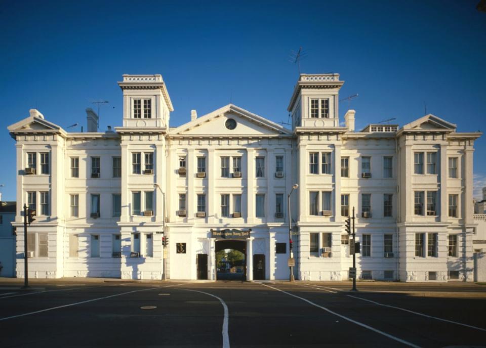 The Latrobe Gate at the Washington Navy Yard.