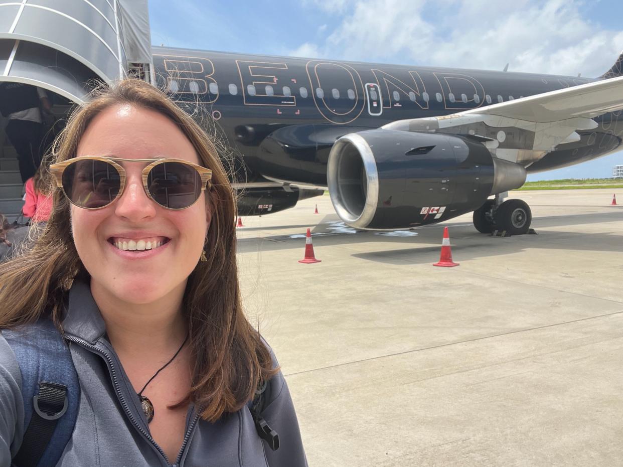 A selfie of the author with the Beond plane.