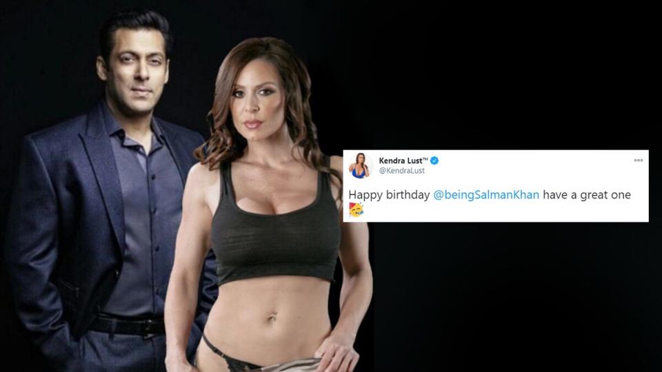 I Want To See Xxx Photo Of Video Madhuri Dixit - XXX Star Kendra Lust Wishes Salman Khan on His 55th Birthday With a Racy  Picture