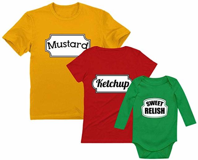 Sweet Relish 2023 Matching Mustard Ketchup Halloween Shirt for