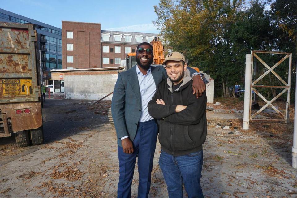 Rakeem Chambers and Ziad Lobabb, founders of High Good, a commericial development headquartered in Durham.