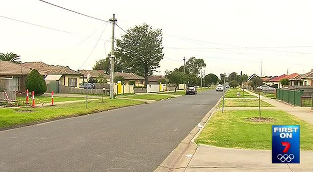This quiet St Albans street became the scene of a terrifying crime for a young girl and her father. Photo: 7 News