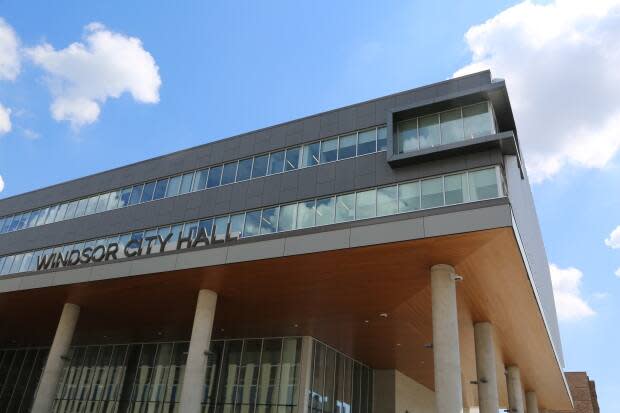 Windsor's City Hall is shown in a file photo.  (Jonathan Pinto/CBC - image credit)