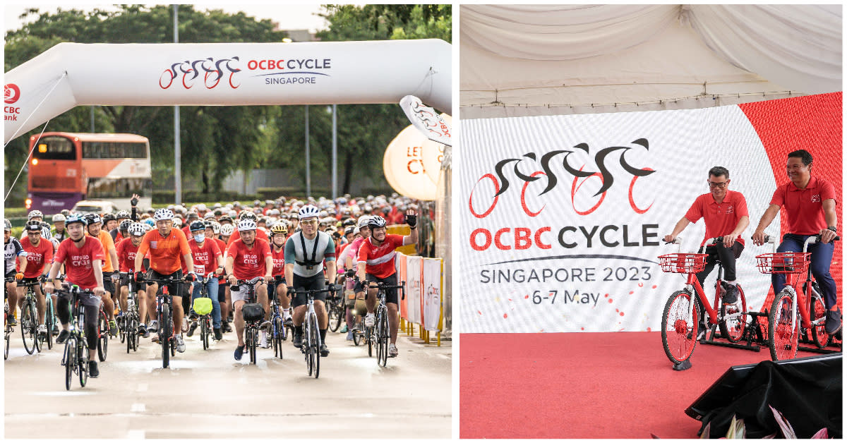 The OCBC Cycle mass cycling event will celebrate its 15th anniversary in 2023. (PHOTO: OCBC)