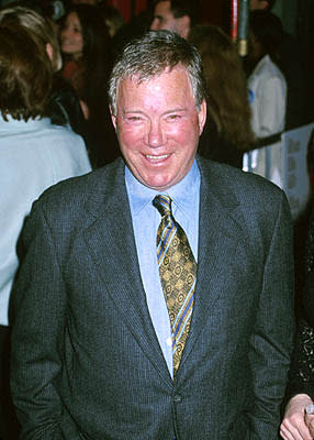 William Shatner at the Hollywood premiere of Warner Brothers' Miss Congeniality