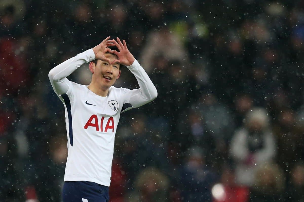 Tottenham’s Son Heung-min  (Tottenham Hotspur FC via Getty Images)