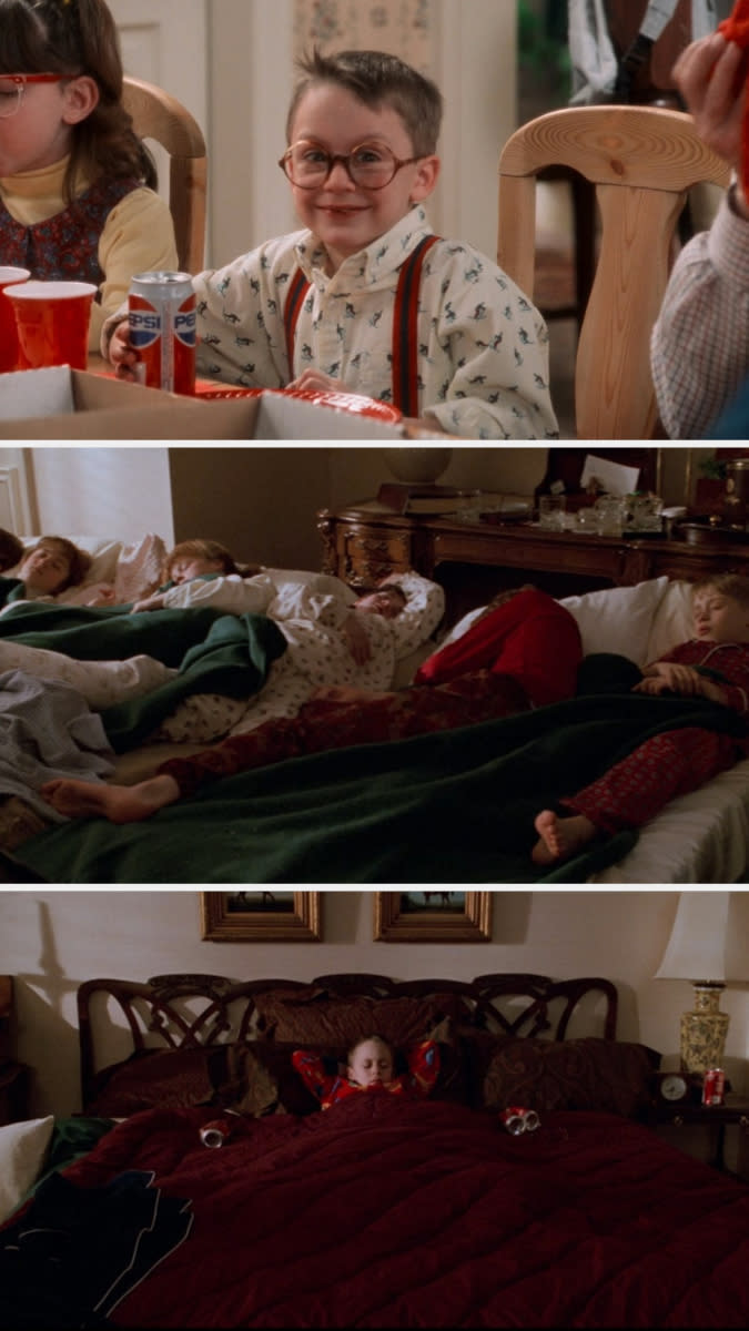 Screenshots from "Home Alone"