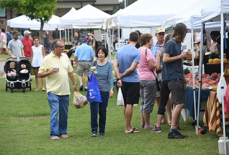 The Travelers Rest Farmers Market was open in Travelers Rest Saturday, July 7, 2018.